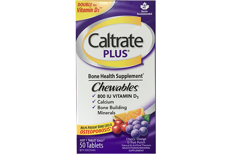 Caltrate Plus咀嚼钙片