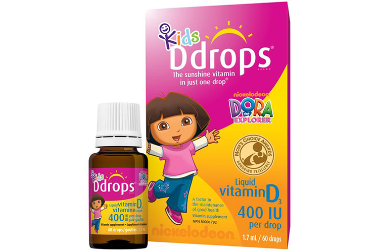 Ddrops D3天然婴儿 儿童维生素d3 VD滴剂